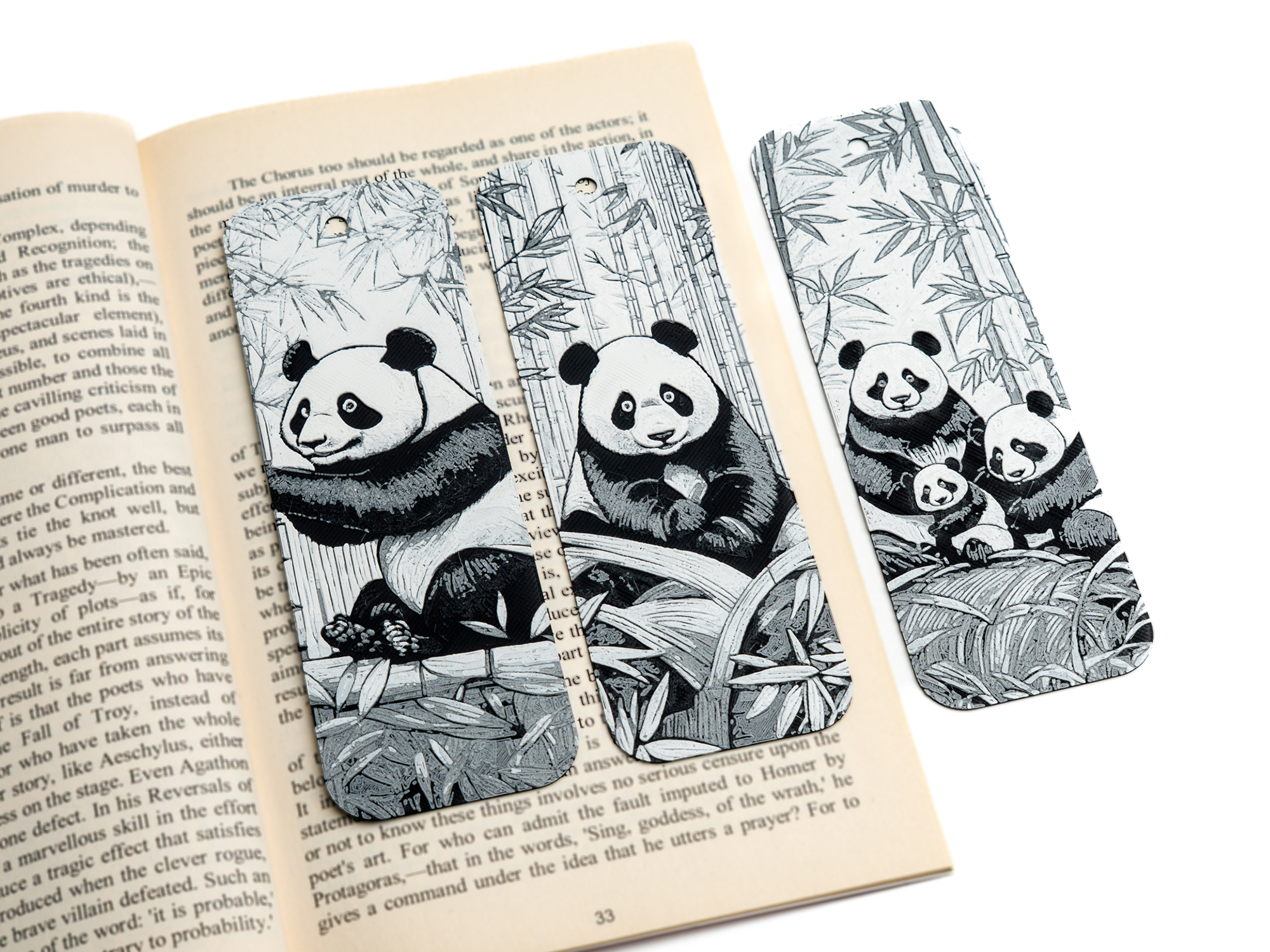 Giant Panda Bookmarks