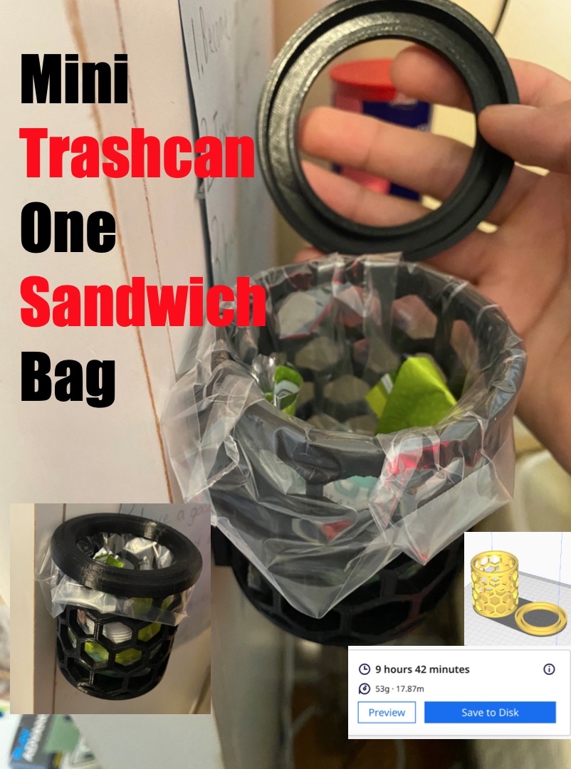 Mini Trash Can