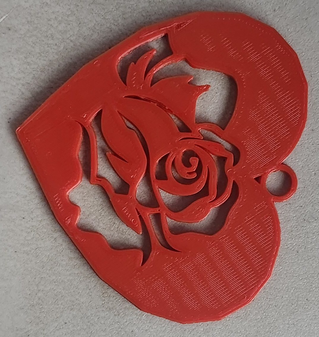 Coaster - Heart & Rose