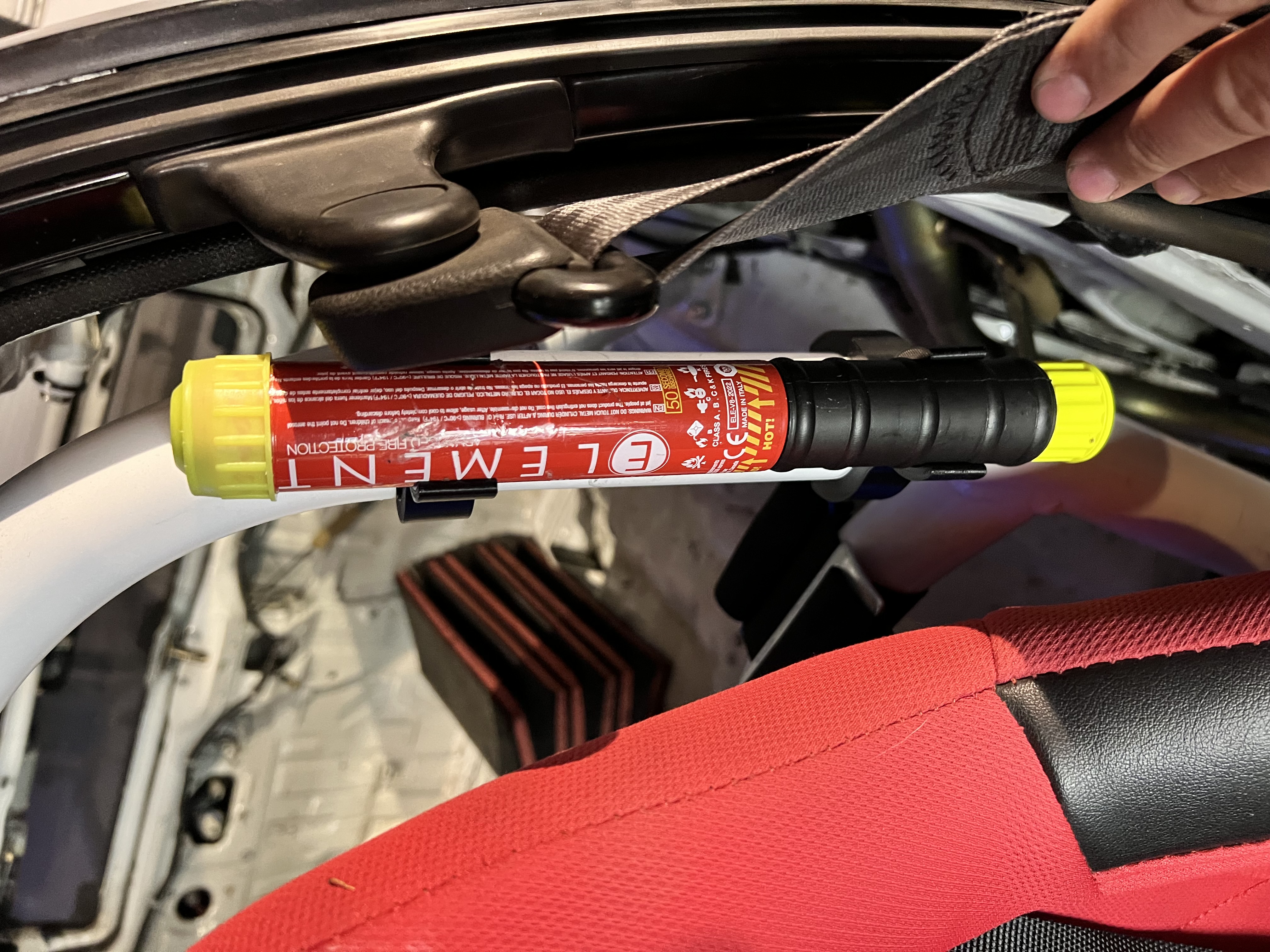 Fire Extinguisher Rollbar Mount for Element Fire Extinguisher (1.75" bar)