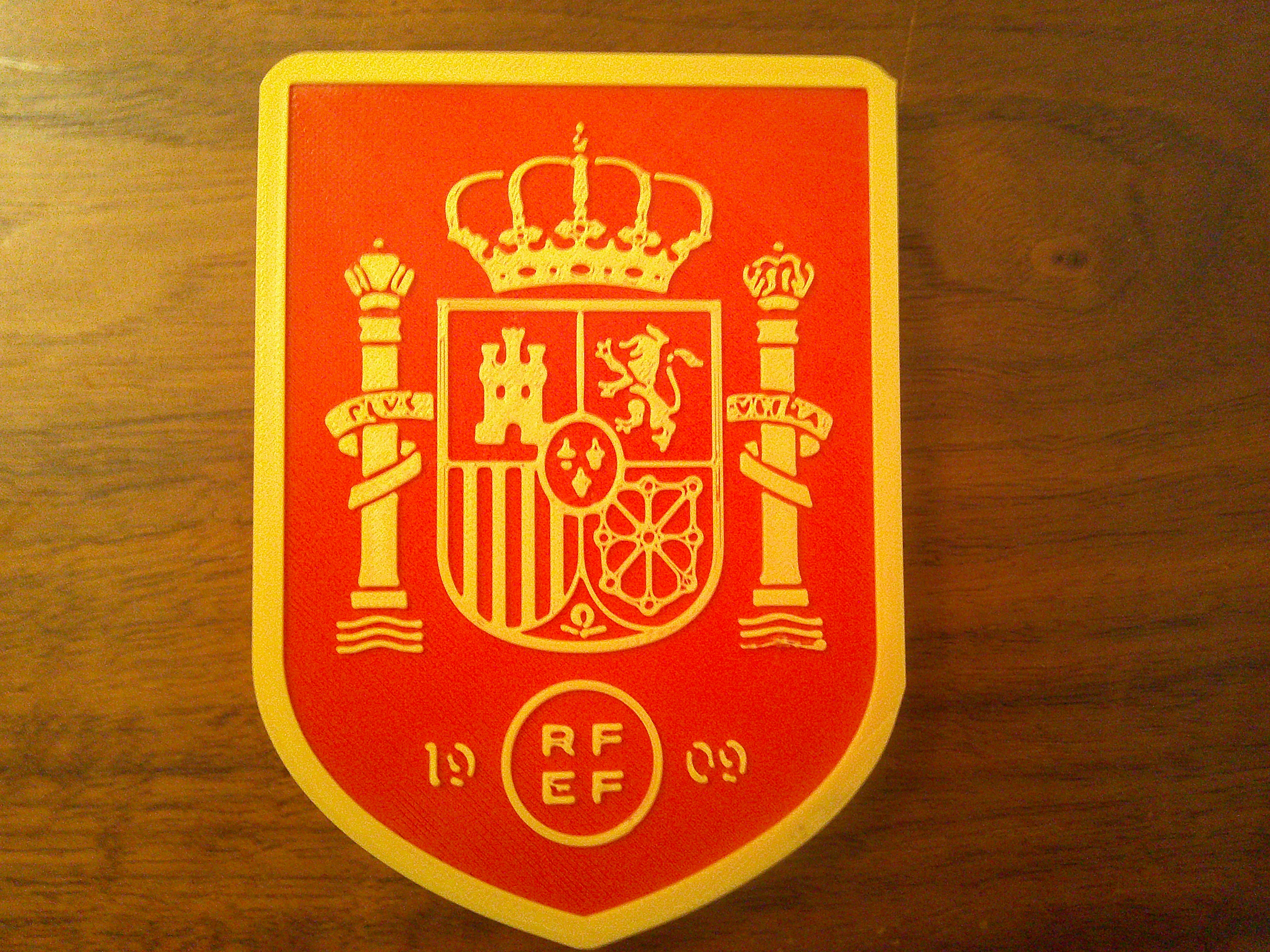 Spain Soccer Logo Coaster or Plaque