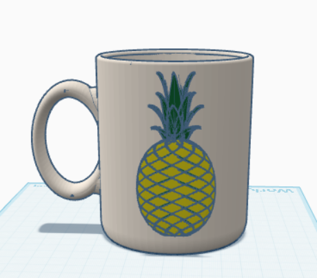 pineapple mug
