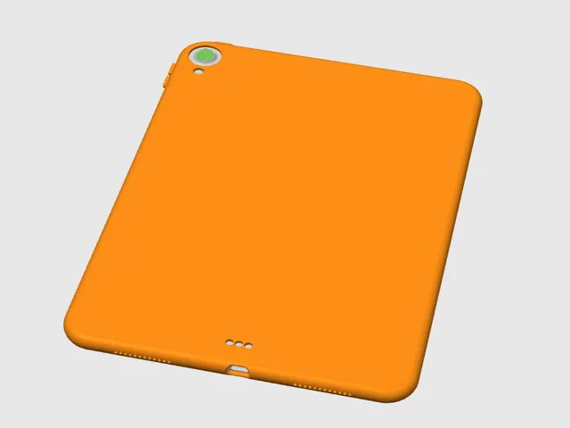iPad Air 11-inch (M4) Simple Case STL & 3MF | Plain Protective Cover | 3D Printable Tablet Case