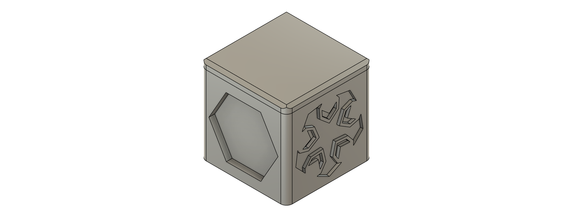 Small box with Magic Symbols