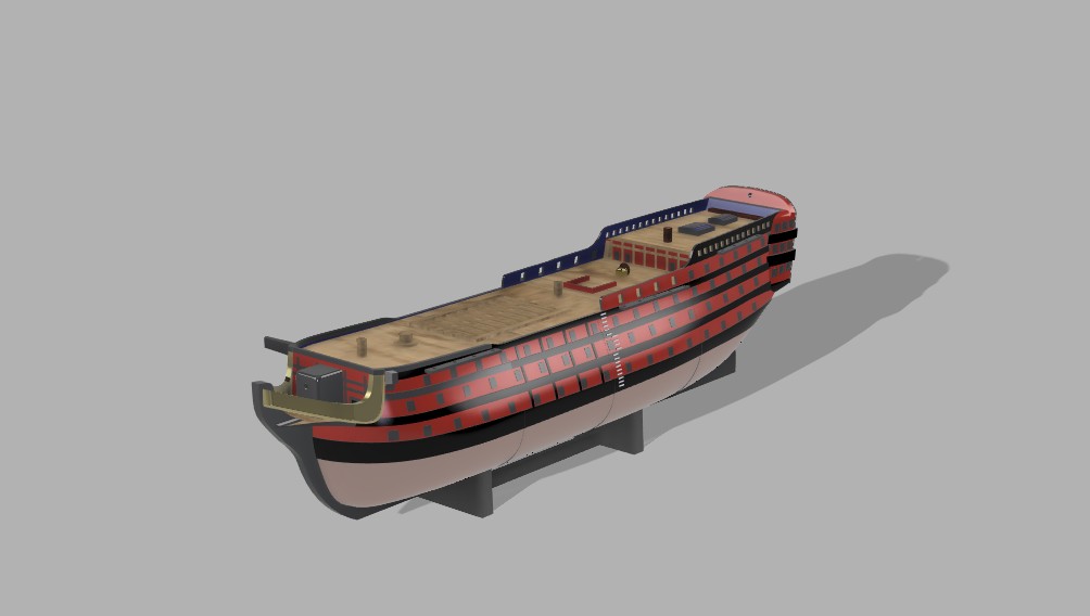 French 1st Rate Ship of the Line