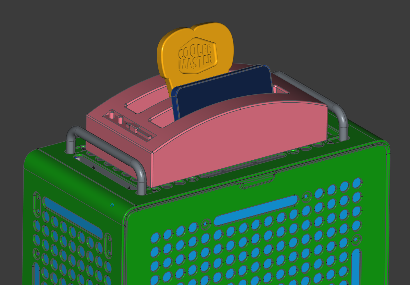 Cooler Master Qube 540 - Handy-Halter