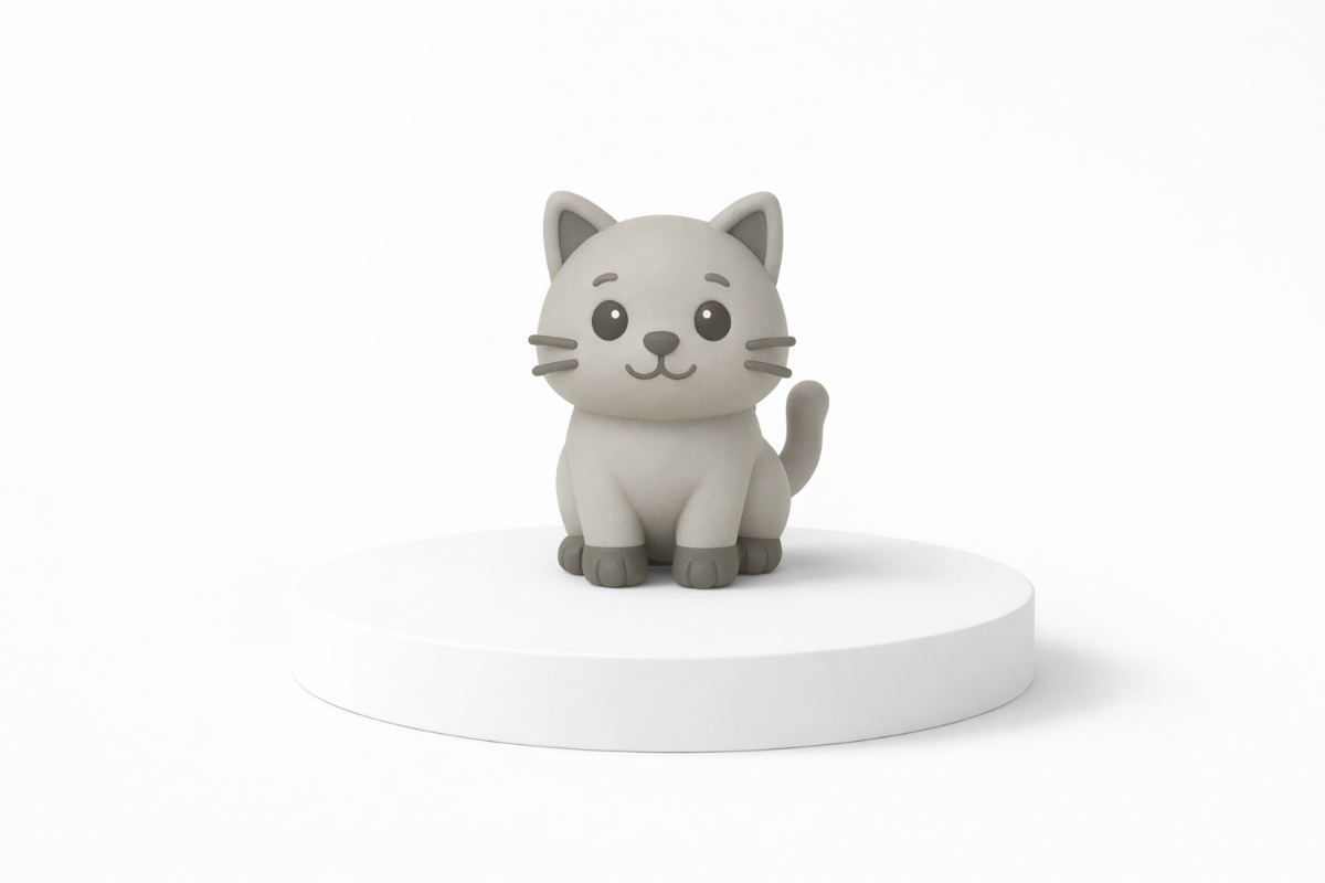 Cute Kitty Keychain