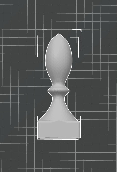 Decorative Fence Post - French-turned acorn-style (Round and Square Base)