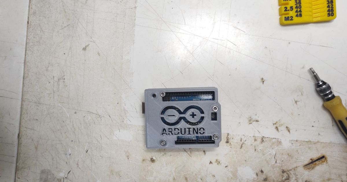 Arduino UNO Case with Heat Inserts by Rodrigo Santos | Download free ...