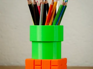 Pencil Caddy by cewo, Download free STL model