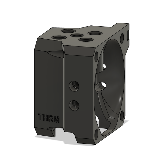Dragon UHF EVA3 adapter (heatset) - Remix with space for heater cable