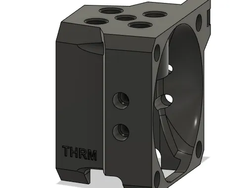 Dragon UHF EVA3 adapter (heatset) - Remix with space for heater cable