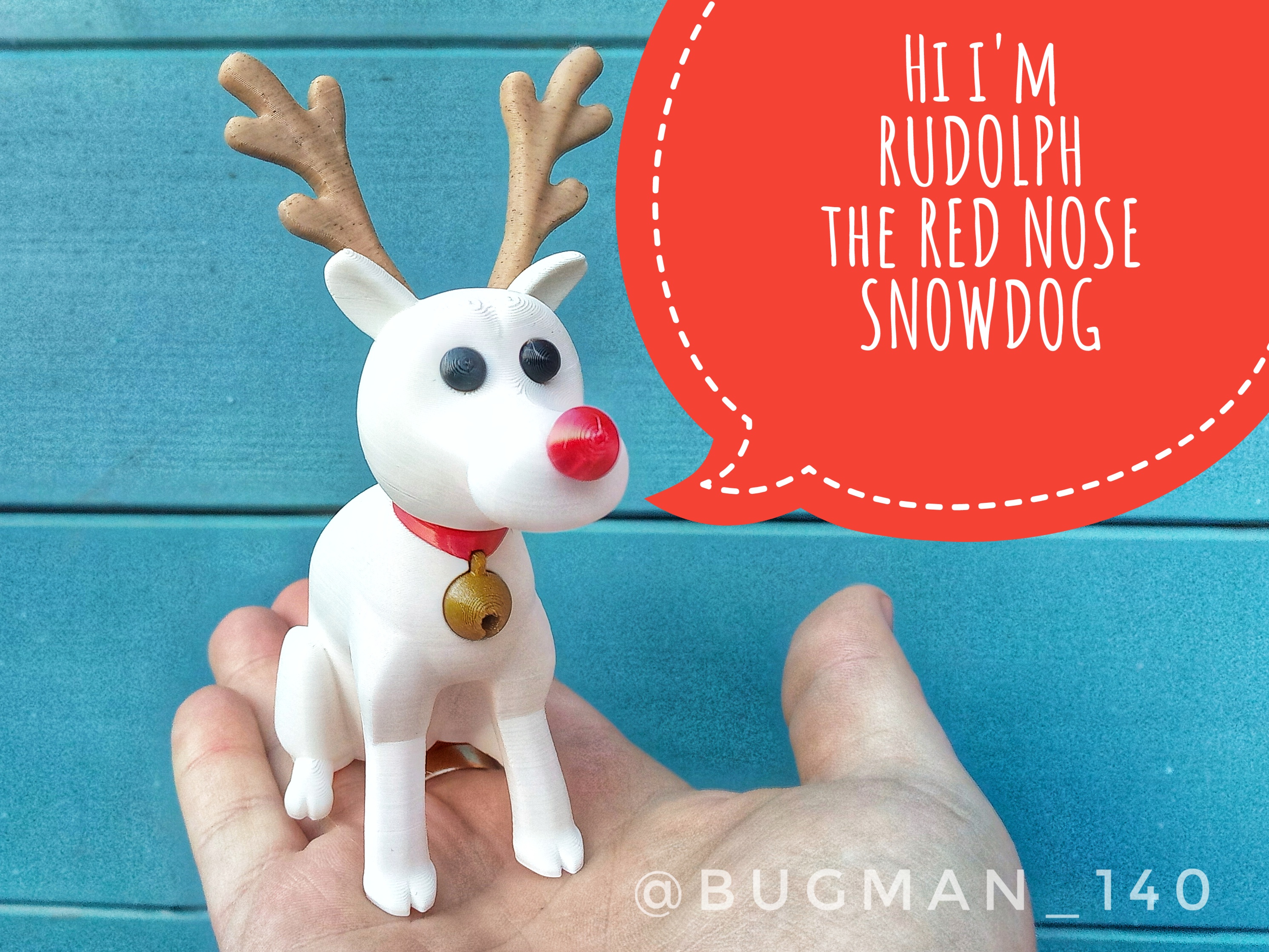 Rudolph the Red Nose SNOWDOG