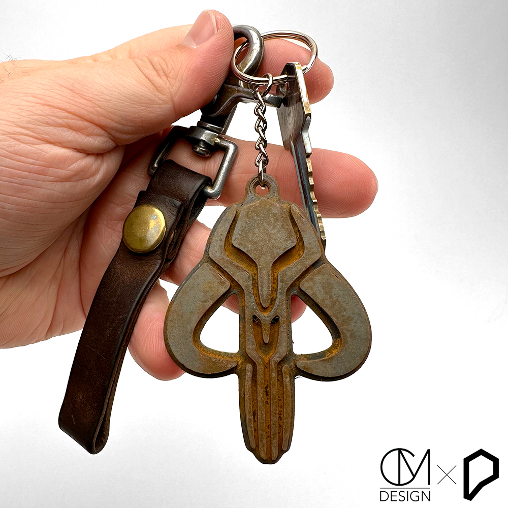 Mandalorian Mythosaur Sigil Keychain