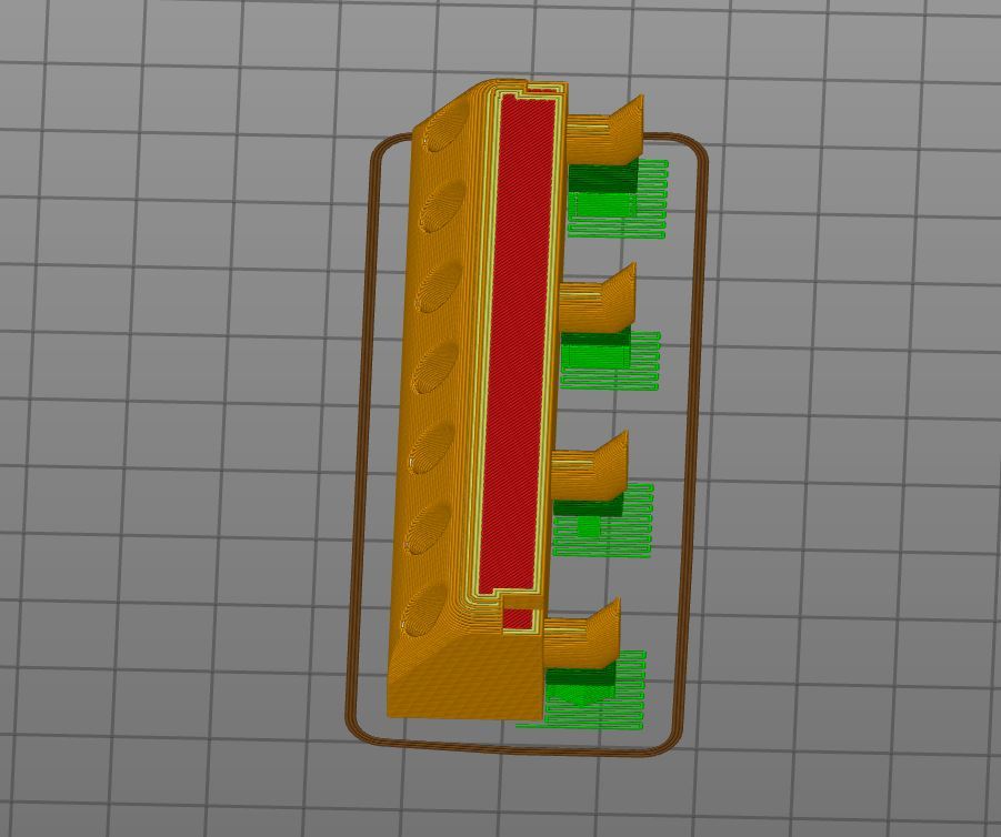 Pegboard nozzle holder