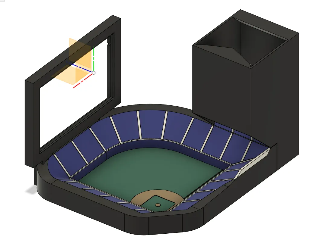 Tabletop Baseball Stadium by Chris P. | Download free STL model ...
