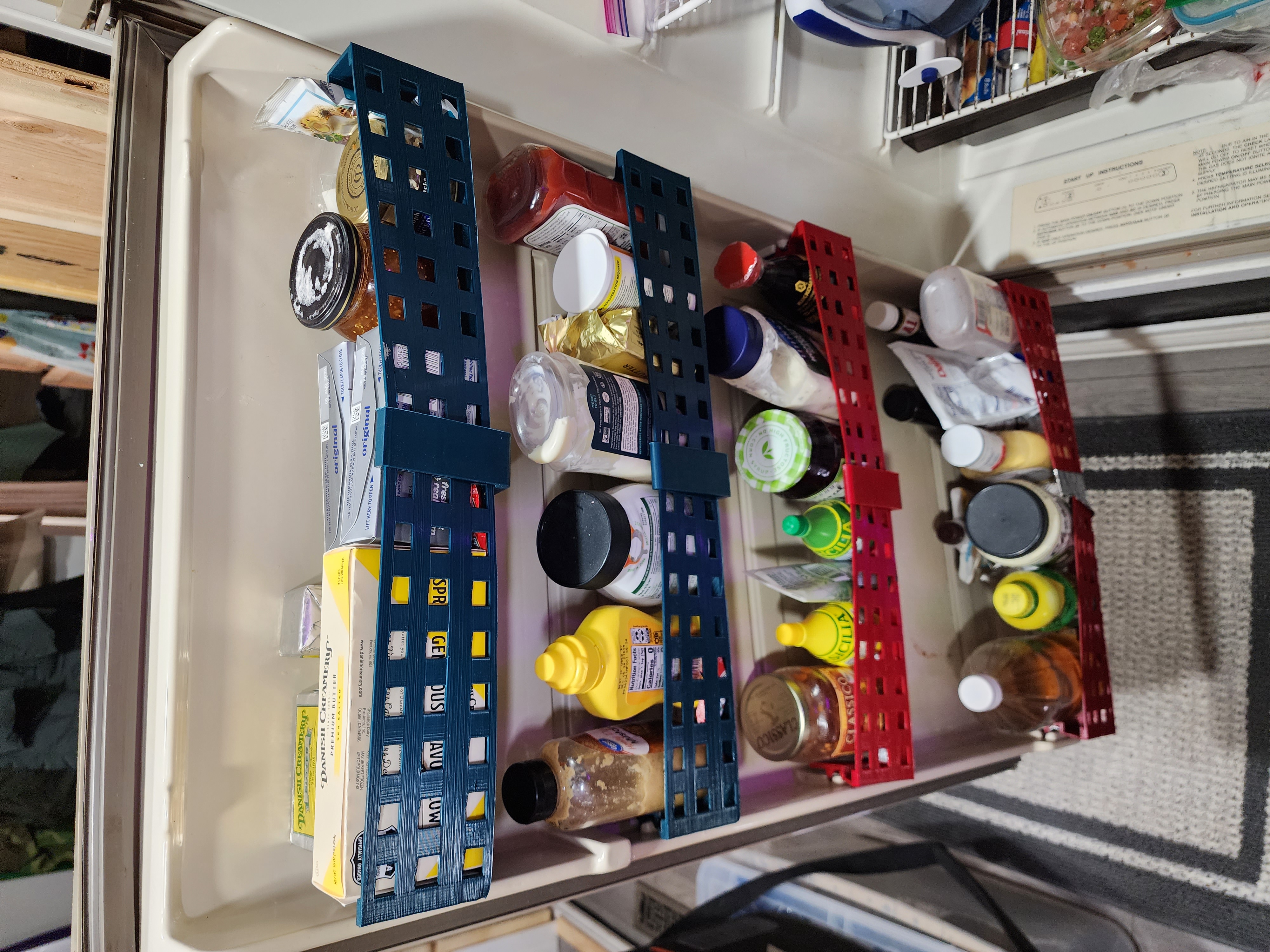 Dometic RV Fridge Door Rails