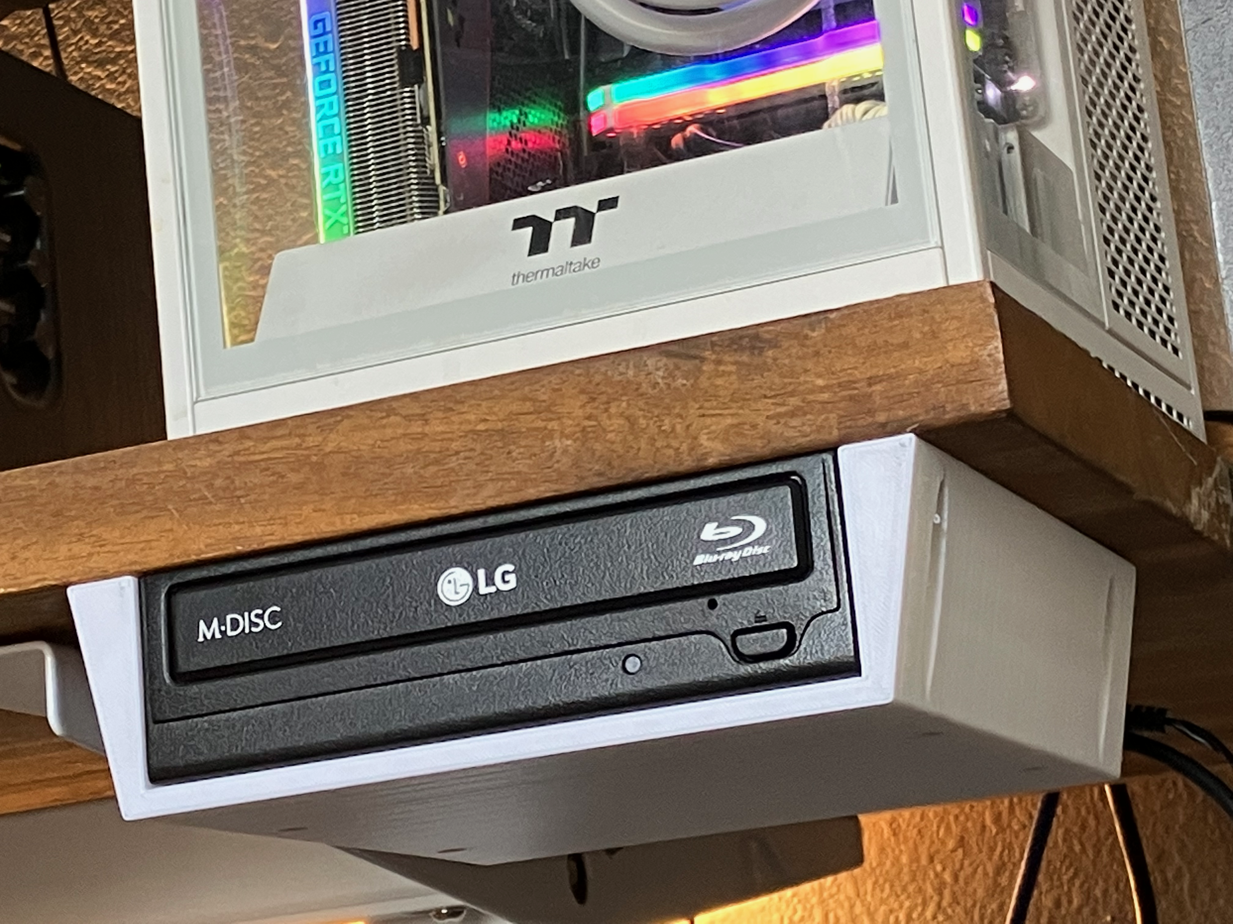 LG WH16NS40 Blu Ray DVD Under Desk Mount