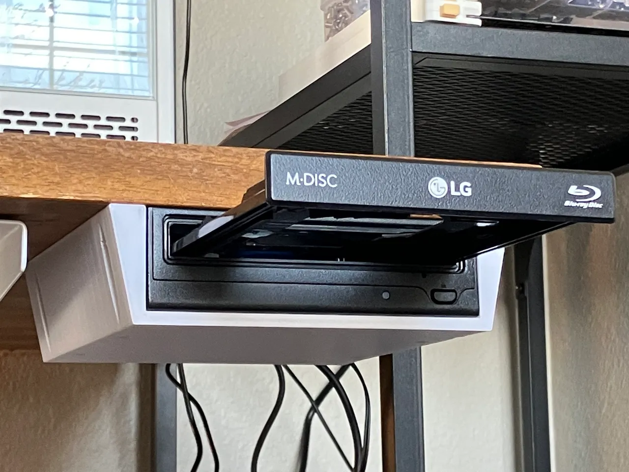 LG WH16NS40 Blu Ray DVD Under Desk Mount by andyf27 LG WH16NS40 Blu Ray DVD Under Desk Mount by andyf27