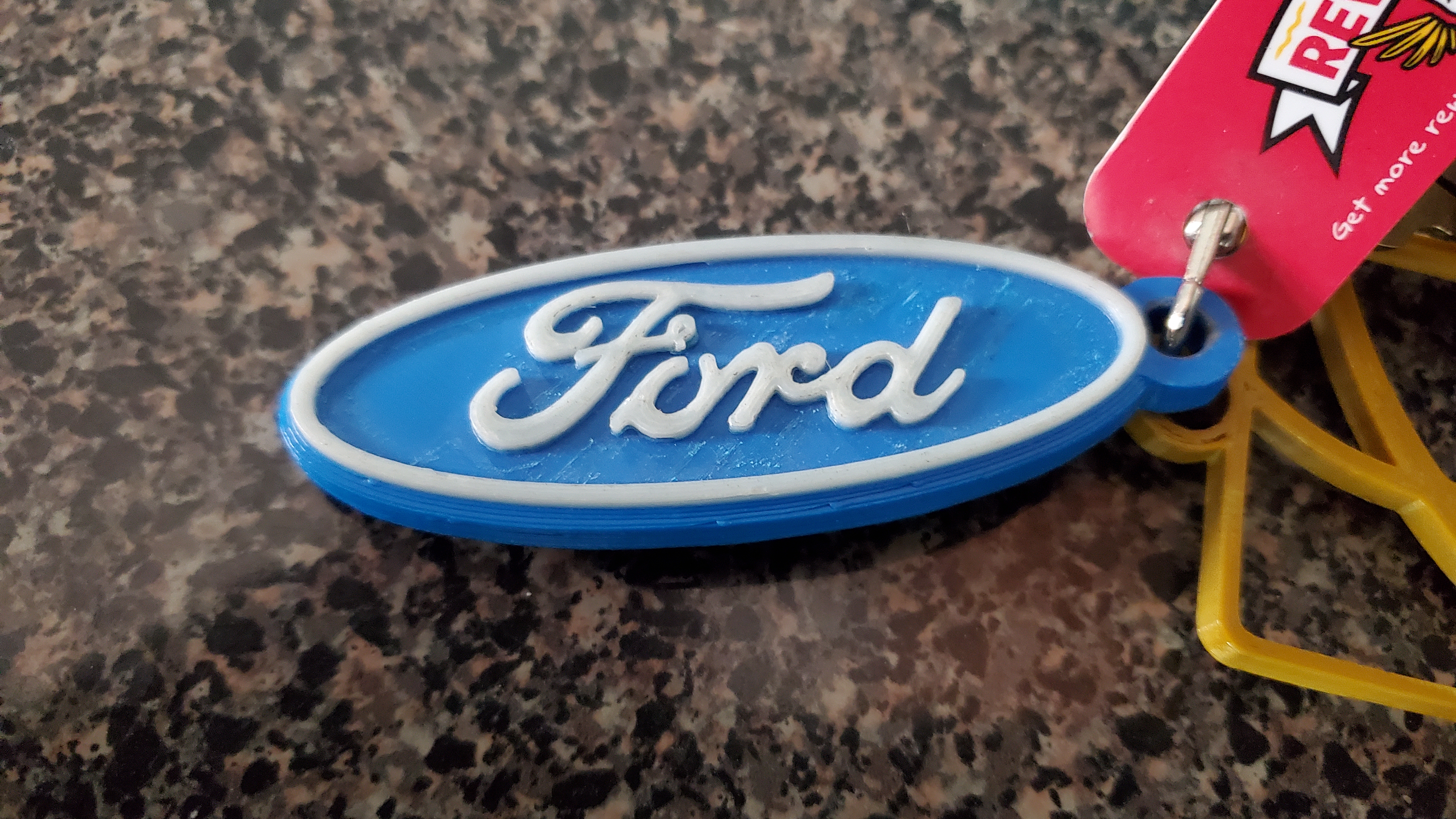 Ford oval keychain
