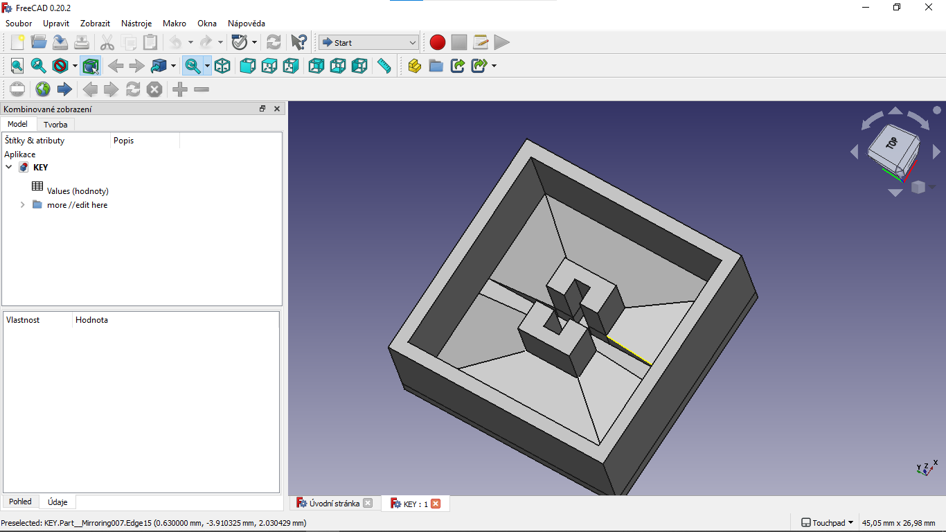 keycap #freecad