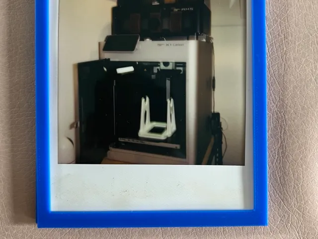 Magnetic frame for i-Type Polaroid Film