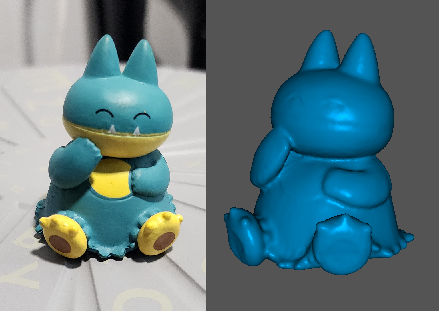 Munchlax 3D Scan - Pokemon Minis