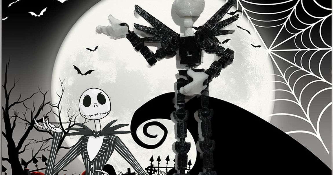 STL file Jack Skellington and Sally Halloween Wall Picture 🎃・3D printable  model to download・Cults