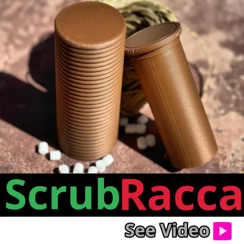 ScrubRacca: Shake, Scrape, and Roll