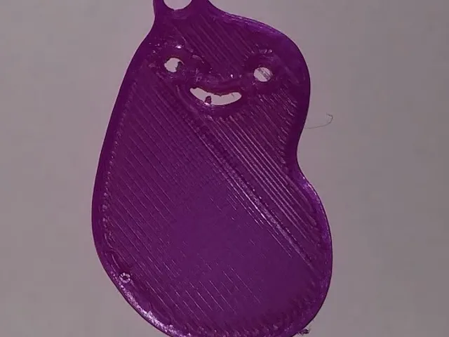 Bean Key Chain / Filament Test Piece