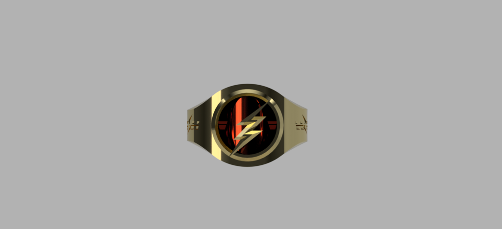Miniatura 2 do modelo 3D The Flash Ring