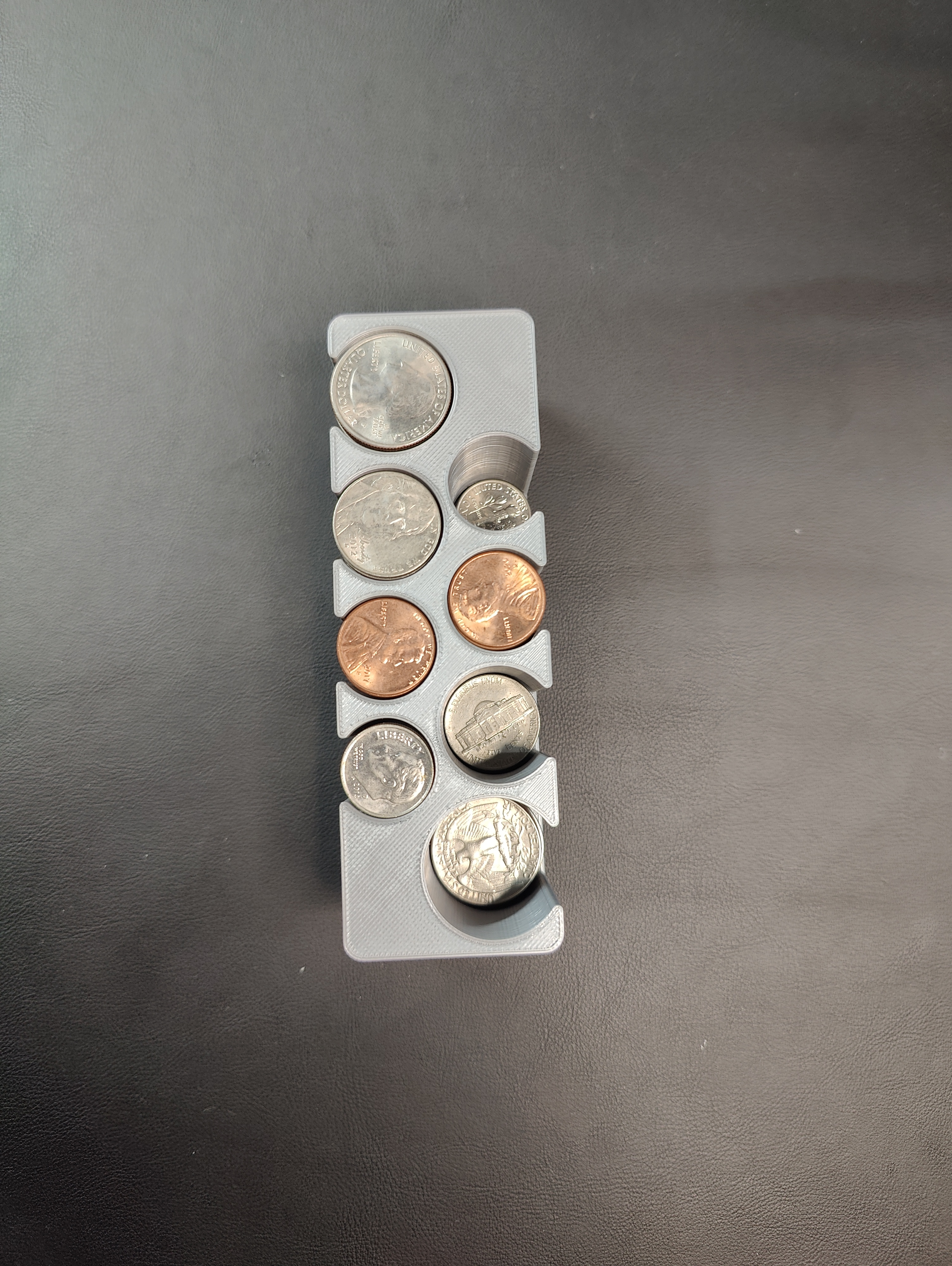 Gridfinity Coin Holder (for common US coins) by codysechelski, Download  free STL model