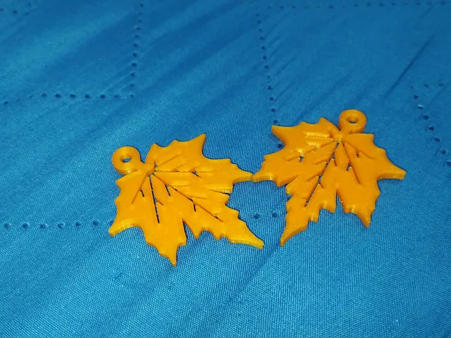Autumn leaf Earrings