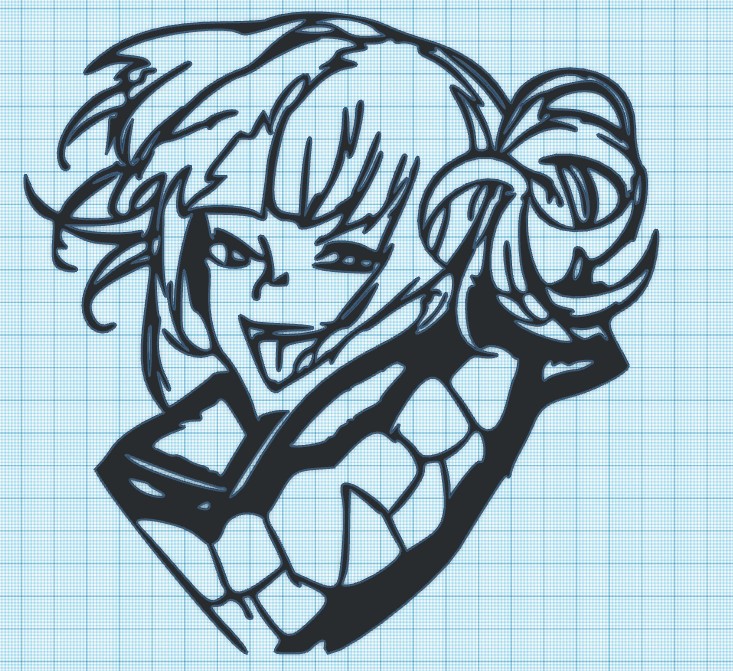 himiko toga - my hero academia - wall art