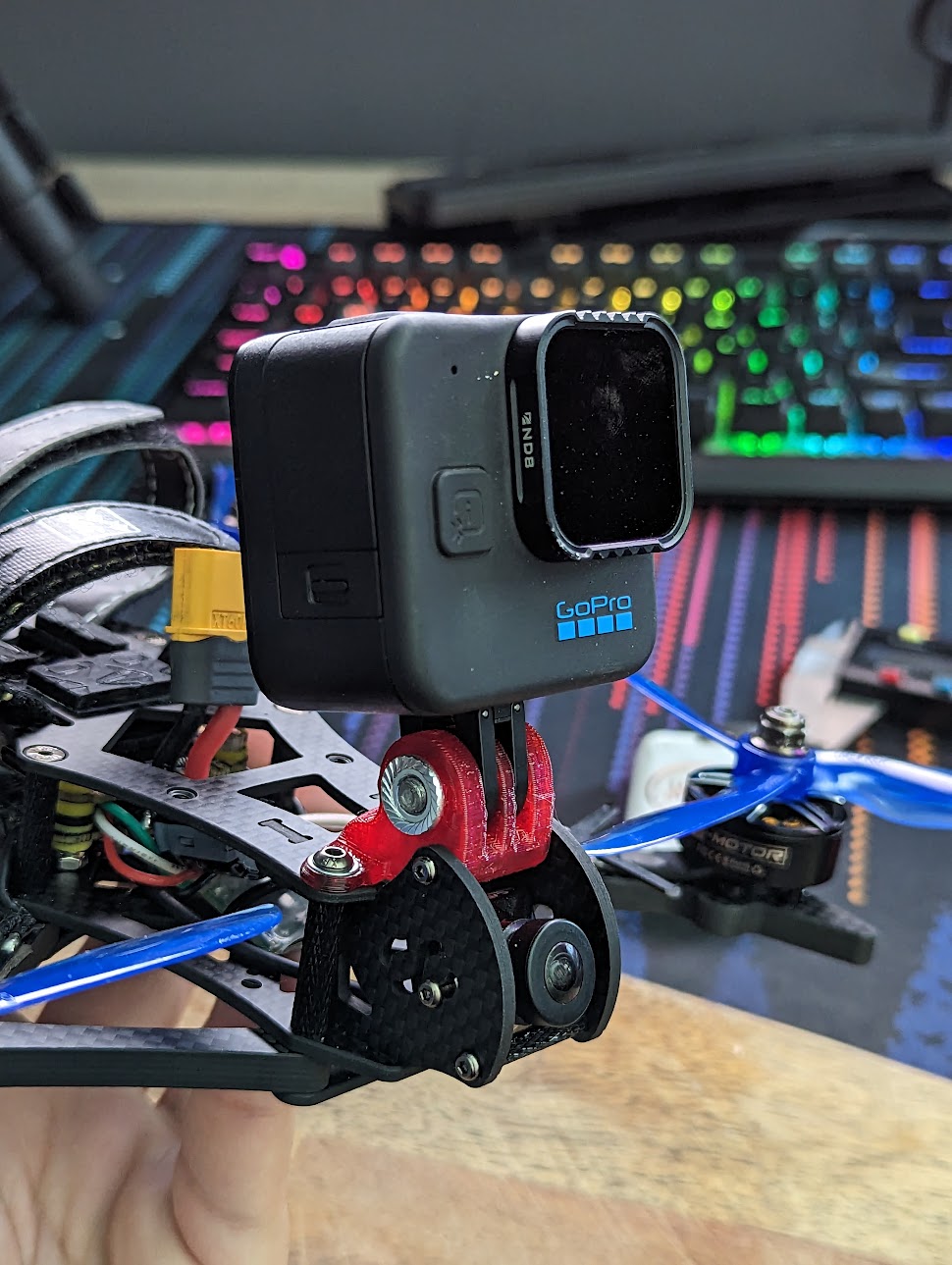 AOS 5.5 O3 EVO GoPro Screw Mount by pop.fpv Download free STL model