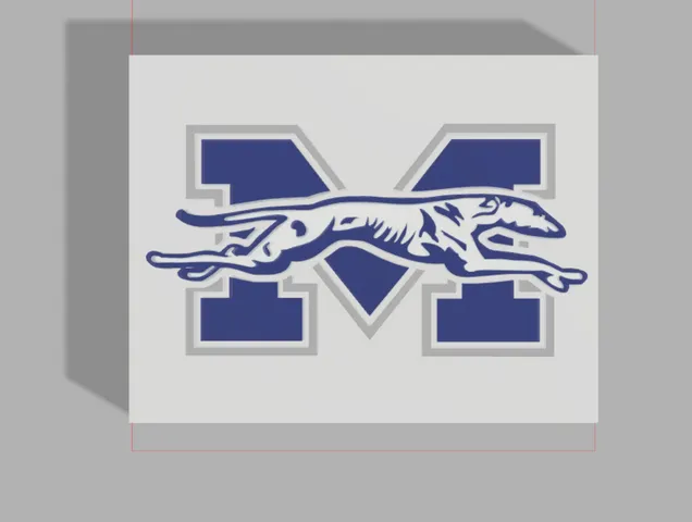 Moravian College Greyhound Logo