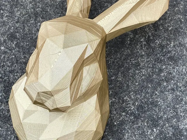 Polygonale Hasen-Trophäe