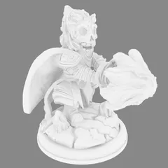 Bulky Skeleton Mage for FDM
