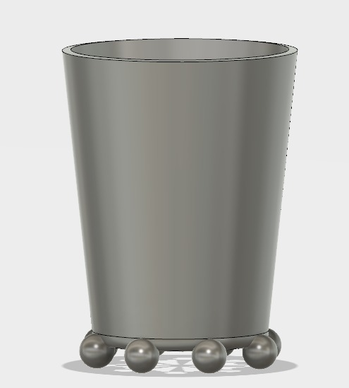 Miniatura 4 do modelo 3D Tooth Paste Holder Cup
