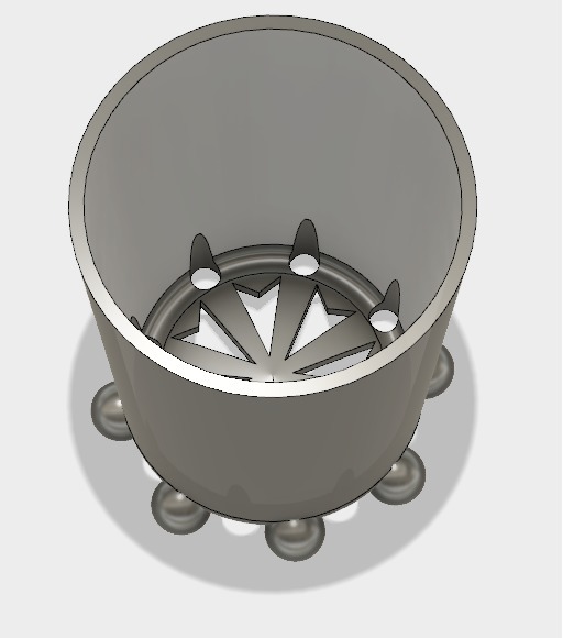 Miniatura 8 do modelo 3D Tooth Paste Holder Cup