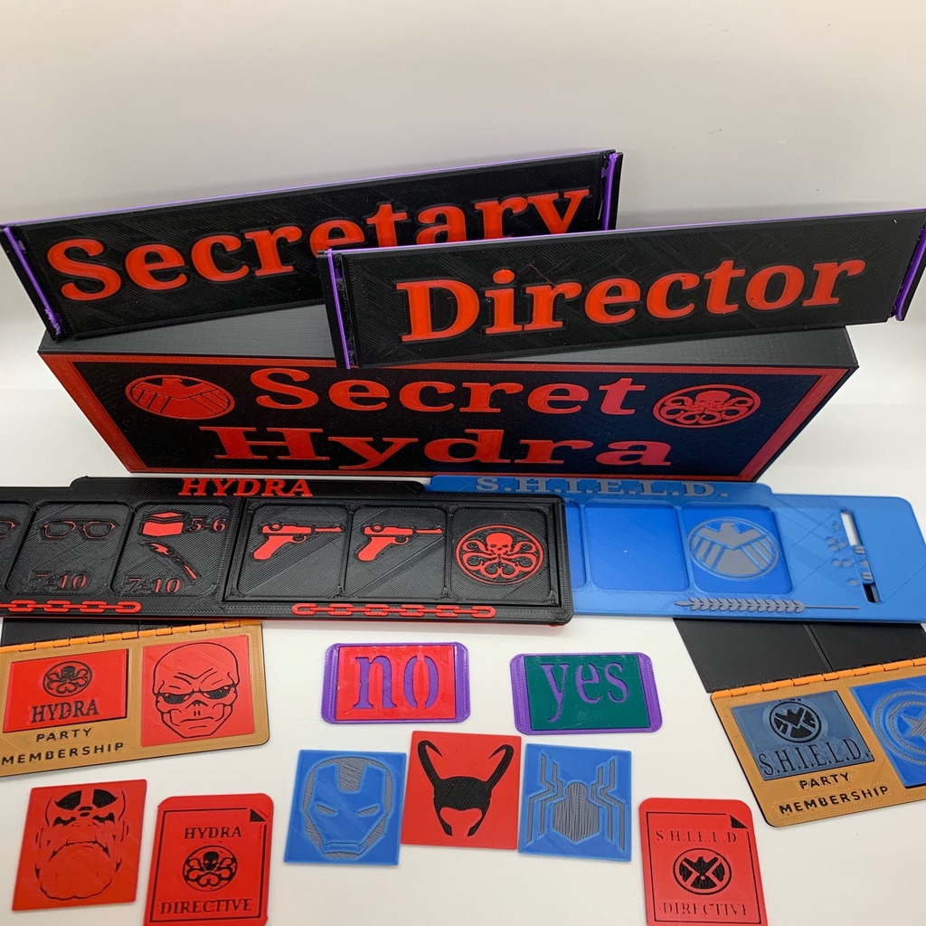 Update) Improved Secret Hitler Board Game : r/3Dprinting