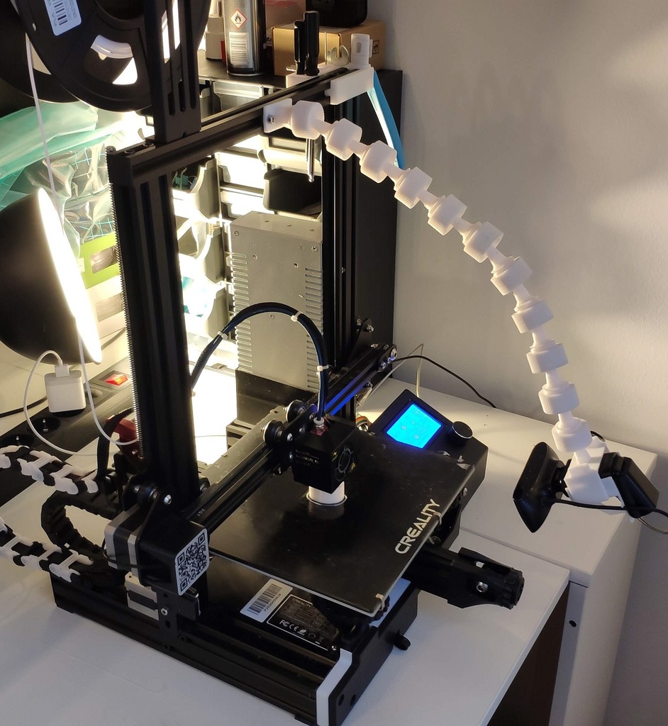 Logitech C910 HD Pro Webcam mount for Ender 3 by