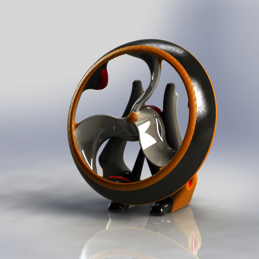 Decorative propeller holder