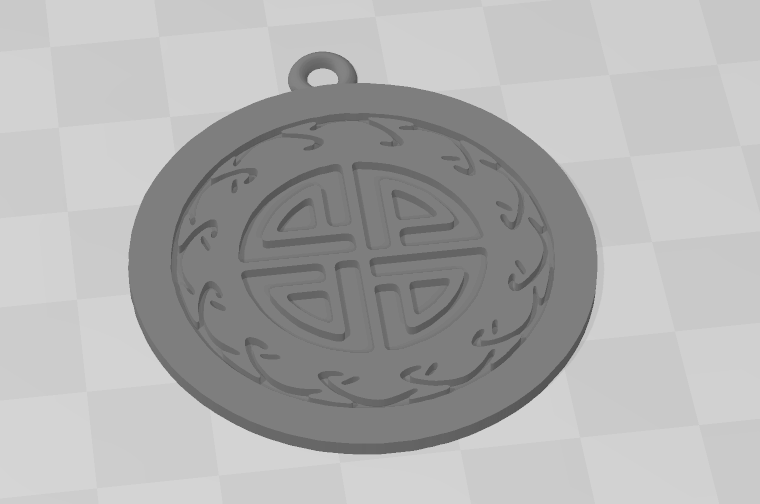 Celtic Nordic cross keychain and coaster