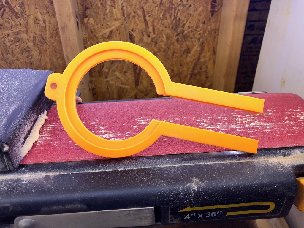 Coaster Sanding Holder Jig by Shawn Gano Download free STL model