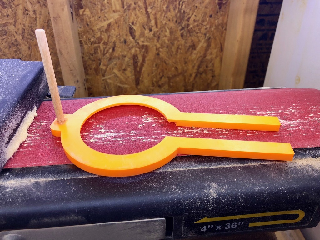 Coaster Sanding Holder Jig by Shawn Gano Download free STL model