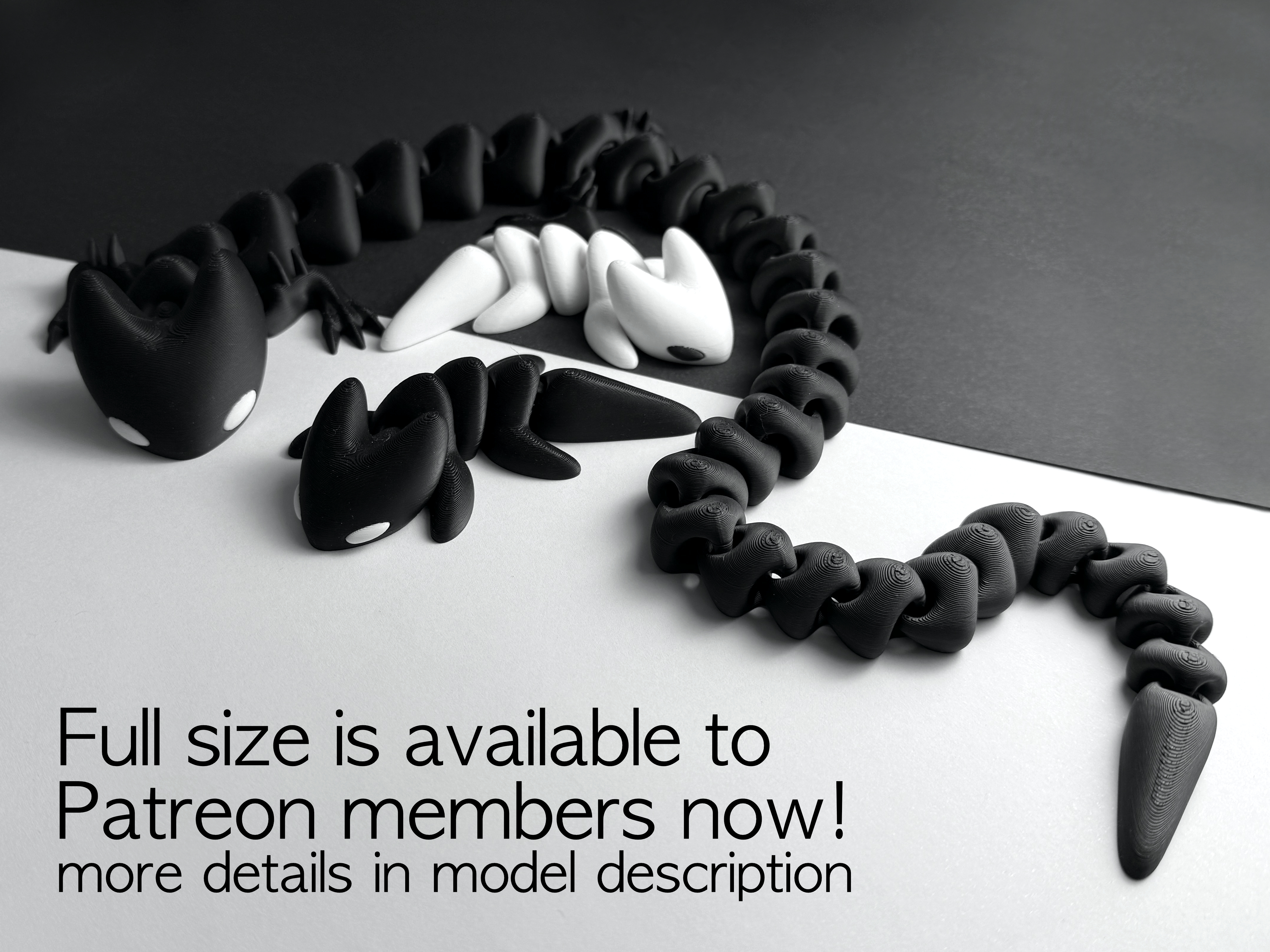 Miniatura 2 do modelo 3D Mini Flexi Night Dragon