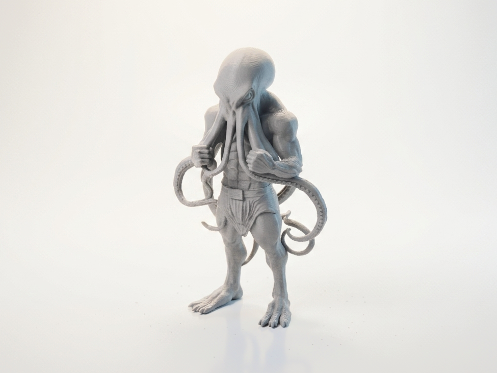 Octopus Man Creature Fantasy Figurine 3D Printable