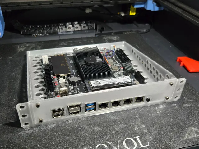 Mini-ITX 10-inch rack 1U shelf