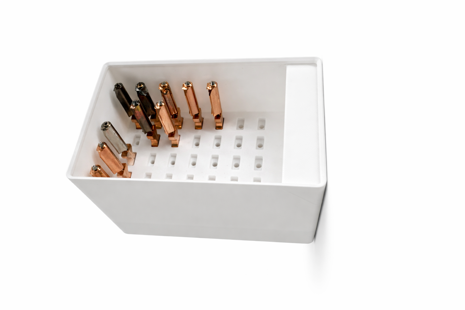 AD5X Gridfinity Nozzle Holder (2x3) – Organized Extruder Storage 3D model by N-Spire